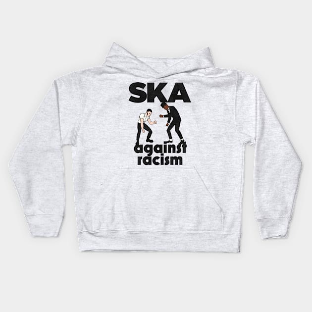 Ska Against Racism Kids Hoodie by darklordpug